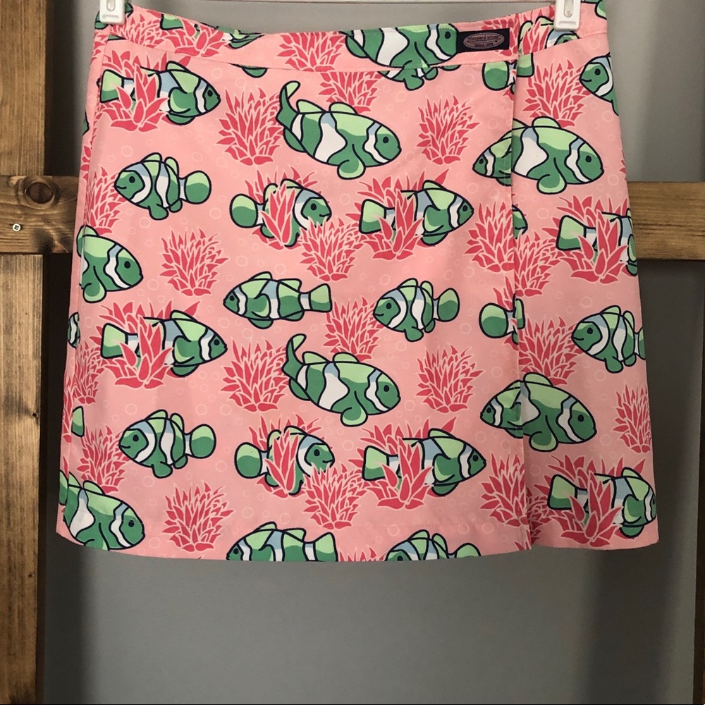 Vineyard Vines | Wrap Skirt Cover-up Fish Pattern